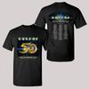 KANSAS Band 50th Anniversary Tour Cotton Black T Shirt EN36