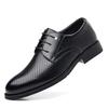 Fashion Men's Business Formal Shoes Luxurious Glossy Leather Shoes Classic Interview Versatile Men's Casual Shoes for Commuting
