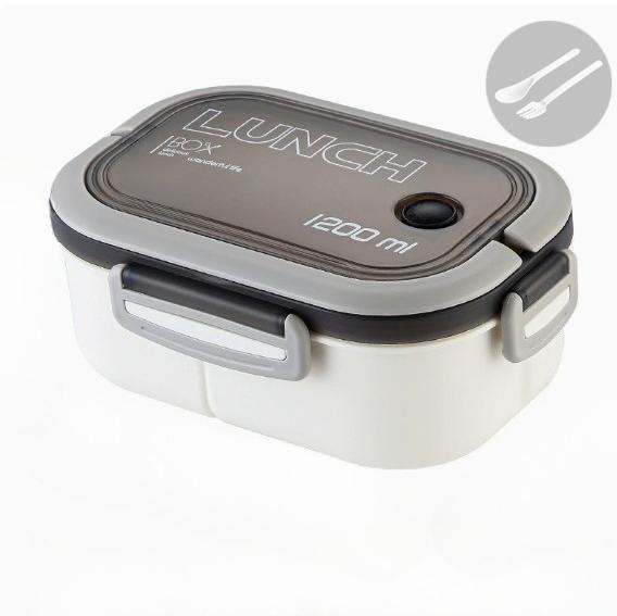 Portable Sealed Double Layer Leak Proof Bento Box with Cutlery Microwave Safe Kids Lunch Box Food Container Kitchen Accessory