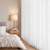 YKFN Lace Hard To See Through Even At 100cm Wide X 170cm Set of Lace UV Energy Heat Solid Nordic Adjustable Simple Perfect for Bay Windows and Small