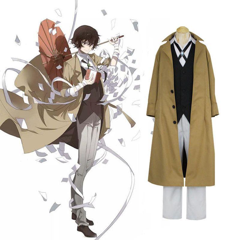 Dazai Osamu Cosplay Tērps Anime Bungo