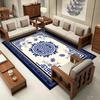 Modern Simple Crystal Velvet Carpet for Living Room and Bedroom - New Chinese Style