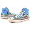 Converse Hiroshi Nagai X  All Star Us High Comfortable Casual High Top Canvas Shoes Unisex Sneakers Blue 1SC809