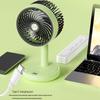Portable USB Rechargeable Desktop Fan for Office, Dorm, Bedroom