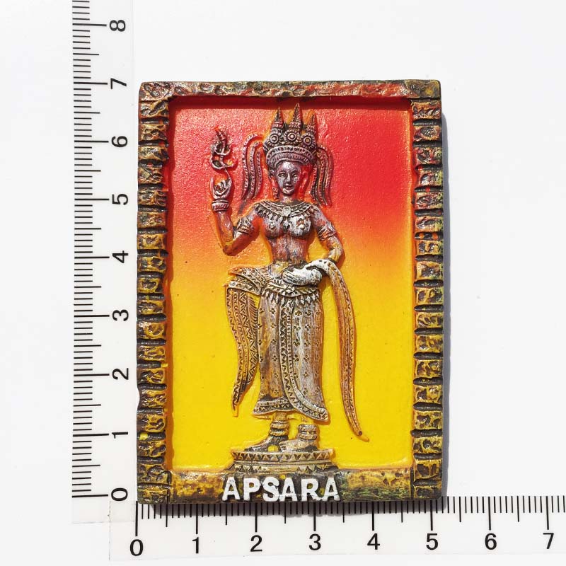 Cambodia Travelling Fridge Magnetic Stickers Angkor Wat Tourist Souvenirs Fridge Magnets Home Decor Message Board Stickers