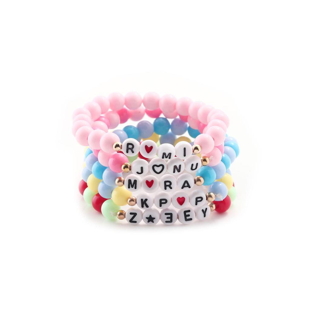 Witch Hunter Bracelet, Rumi Siyin Sword Cartoon Star Love Beaded Diy Bracelet Kpop Element Peripheral