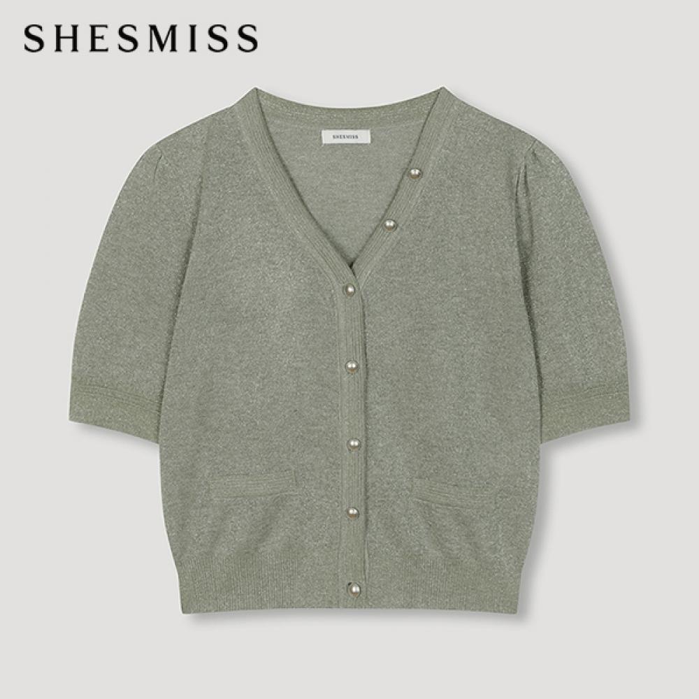 

She S miSS Glitter Knit Cardigan SSkcdn22530 Gn painted/55