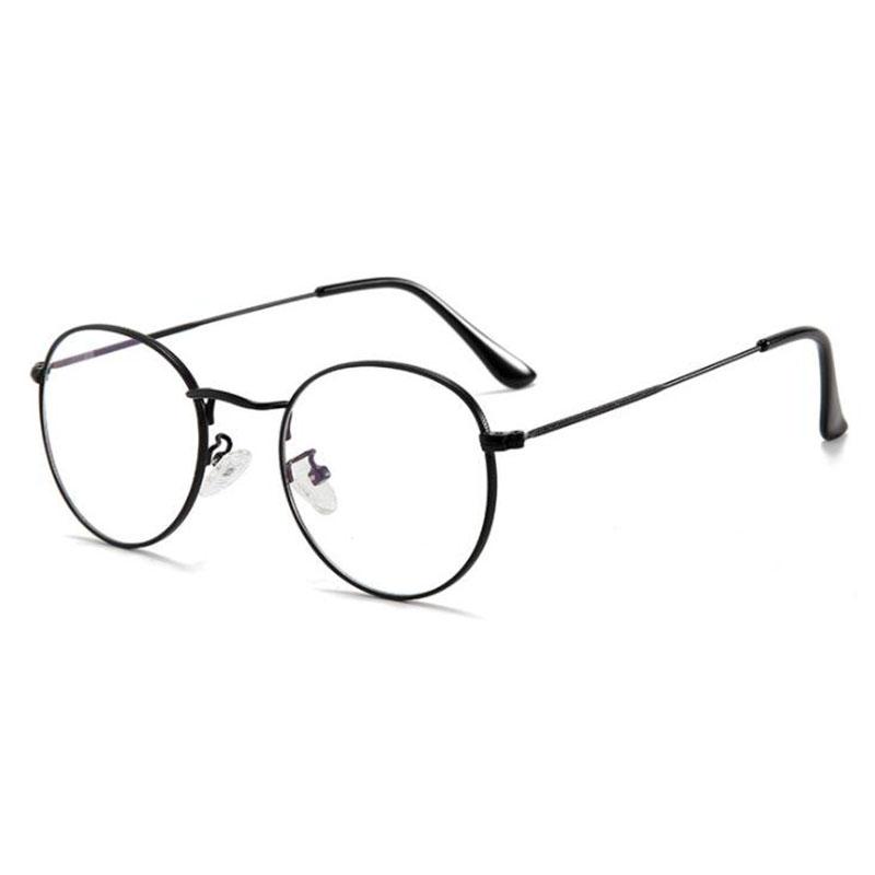 Round Metal Style Option Eye Glasses 3447 Myopia Astigmatism Prescription High Quality Prescription 0 -0.5 -0.75 To -6.0