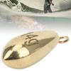 10PCS Alloy Copper Gold Portable Rotation Fishing Weights Sinkers Fish Tackle Accessory14g