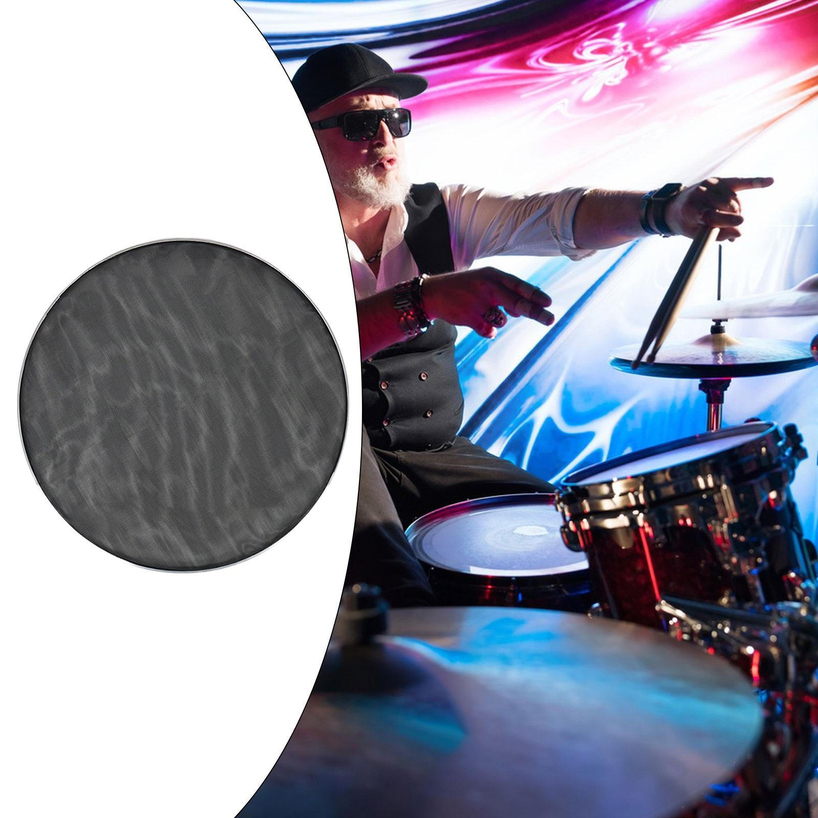 

Пластик для бас-барабана, шумоподавляющая накладка для барабана, заглушка, бесшумная накладка, для перкуссии 12 inch