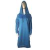 GMXIA Autumn and Winter Hooded Pocket Dress Bottom Shirt Mid-Length Sweatshirt Women's Clothing