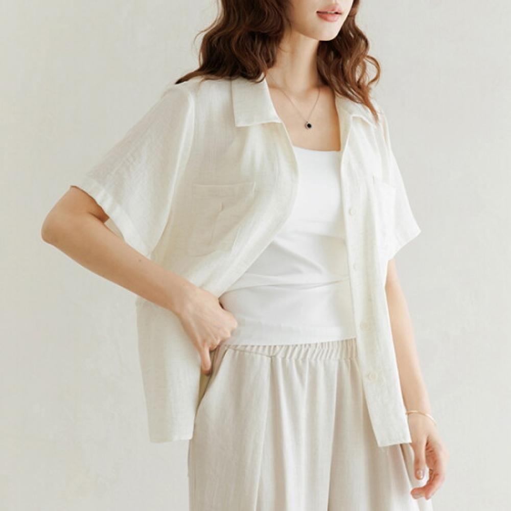 Dedra Linen String Shirt 110 Size Tbf3148