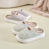 Deodorant cotton slippers winter velvet warm thickened non-slip outer wear home cotton slippers winter