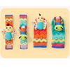 Baby Wrist Rattle Socks Set Soft Cute Cartoon Animal Hand and Foot Rattles for 0 to 1 Years Old Infant Type 1