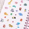 4 pcs/6pcs Kawaii Glittering 3D Sushi Sea Animals Vehicles Stickers Scrapbooking Diy Journal Stationery Sticker Gift Deco Art