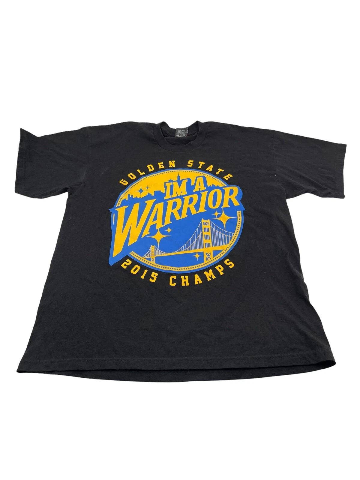 

Golder State Im A Warrior 2015 Champs Black Shirt 2XL XL