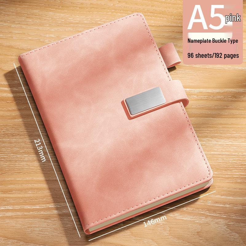 High-Value Leather Buckle Notebook Gift Set (A5, Custom Logo) Source Factory