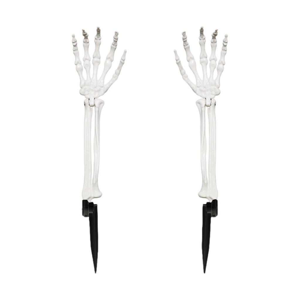 Halloween Ground Decoration, Simulated Hand Bones, Ground Skeleton Festival Courtyard Decoration Hand Bones Costume Props