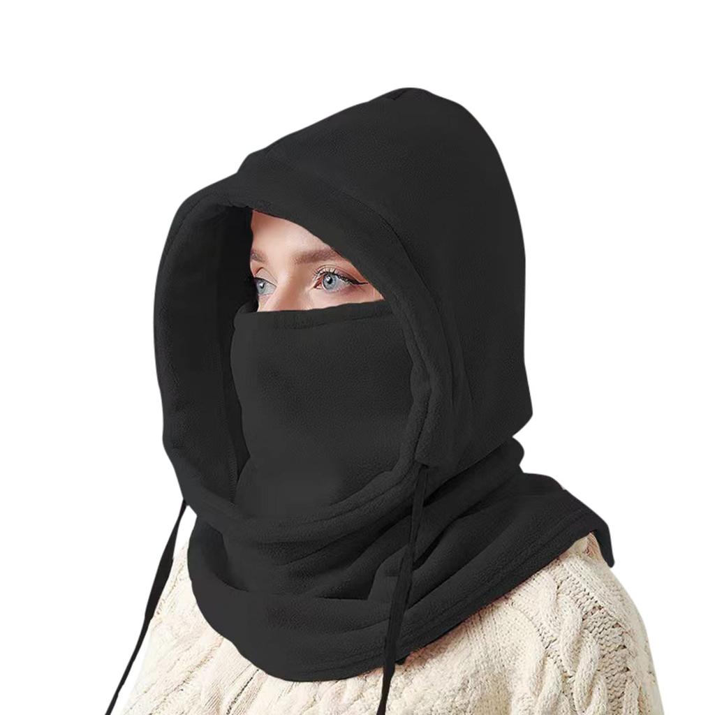 Winter Thermal Fleece Hat Hooded Outdoor Windproof Ski Mask for Outdoor Cycling in Cold Weather Neck Warm Windproof Hat