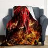 Dragon Flannel Blanket Throw Blanket Soft Warm Sofa Bed Camping Home Decor Unique Christmas Gift Cs92279