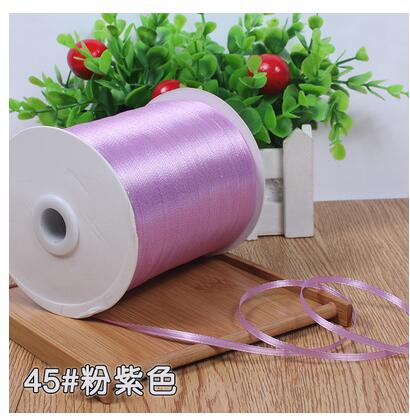

New (10meters/lot) 3mm Satin Ribbons For Craft Sewing Fabric Christmas Wedding Supplies Party Decoration Gift Wrap DIY Handmade 3mm Ribbons