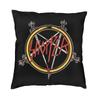 Modern Heavy Metal Rock Band Slayers Cushion Cover Velvet Pillow Case Living Room Decoration Pillowcase