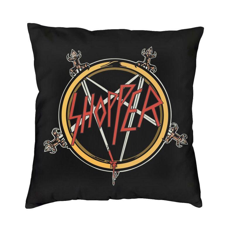Modern Heavy Metal Rock Band Slayers Cushion Cover Velvet Pillow Case Living Room Decoration Pillowcase