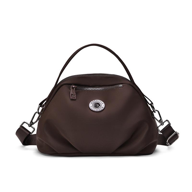 Vielseitige Damen Nylon Handy- & Umhängetasche - Großes Fassungsvermögen, Unifarbe, Schlichtes Crossbody-Design