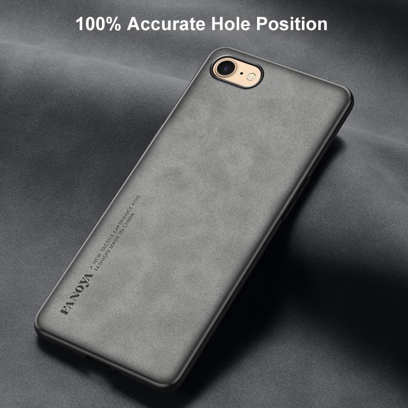 Luxury Leather Case For iPhone 6 6S 7 8 Plus Cover Silicone Protection I Phone Case For iPhone 5 5S SE 2020 2022 SE2 SE3 Coque