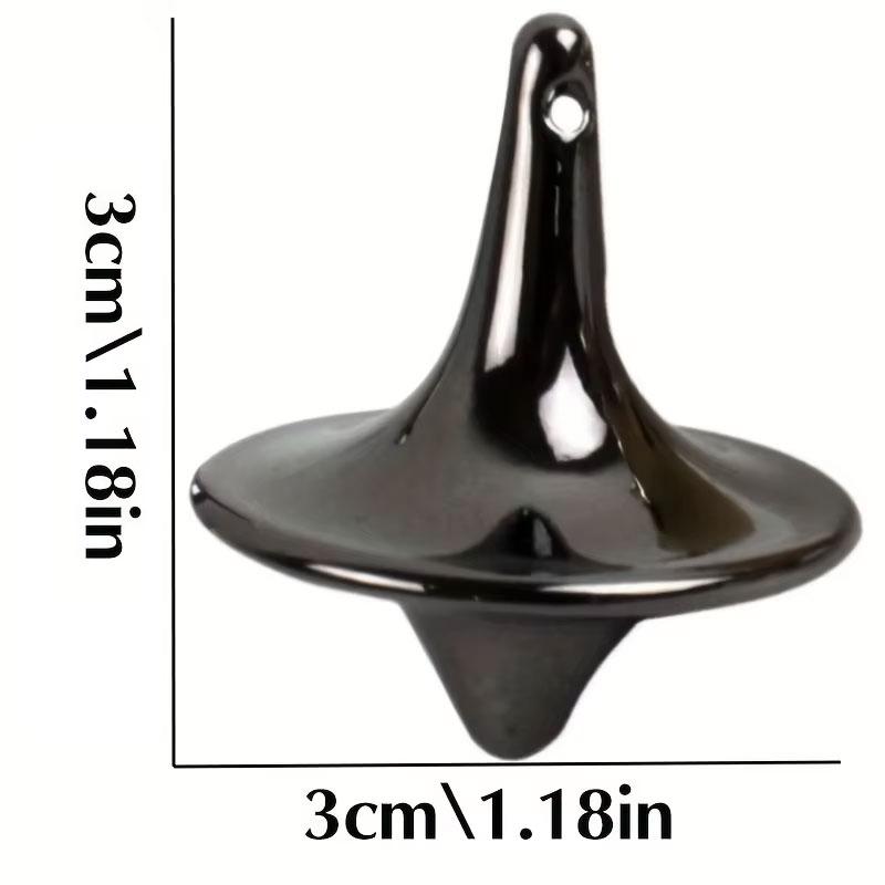 Movie Totem Metal Gyro Silvery Hand Spinning Top Fingertips Small Cyclone Gyroscope Anti Stress Fidget Toys For Adult Gifts