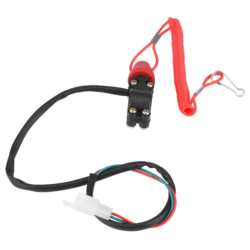 Vypínač zapaľovania, Motocykel Loď Vonkajší motor Vypínač zastavenia Univerzálny 22 mm 7/8" Zapaľovanie Núdzový