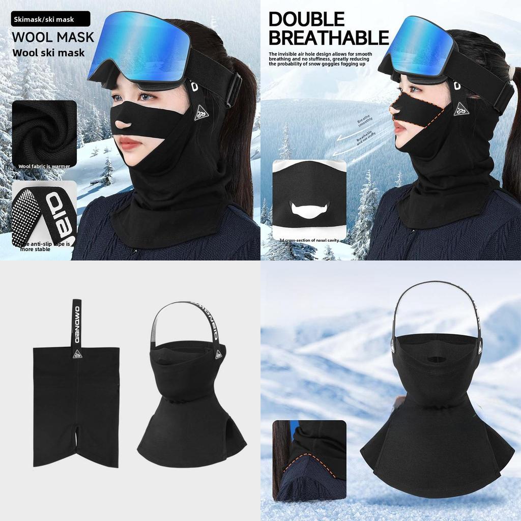 Wool Cycling Mask With Windproof Warmth For Men And Women