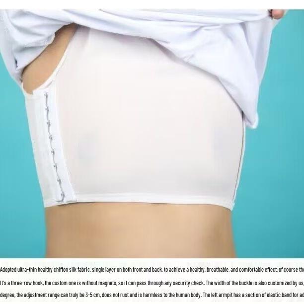 Dames Vest met Lange Borstband van Puur Katoen - Compressie Buitenlaag voor Grote Boezem, Nauwsluitend, Anti-Schok, Ideaal voor Sport & Zomerkleding