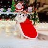 Cute Warm Cat Clothes Dressing Up Christmas Red Hat Dog Cape Cat Costume Pet Clothes Cat Cloak