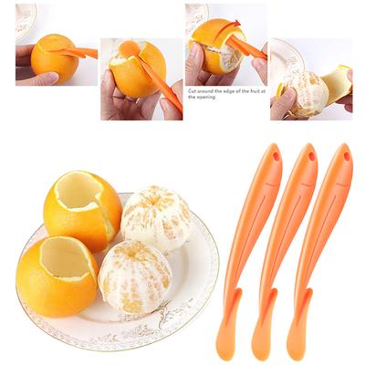 Orange Peelers Humanized Design Curved Handle Fruit Tools Kitchen Gadget