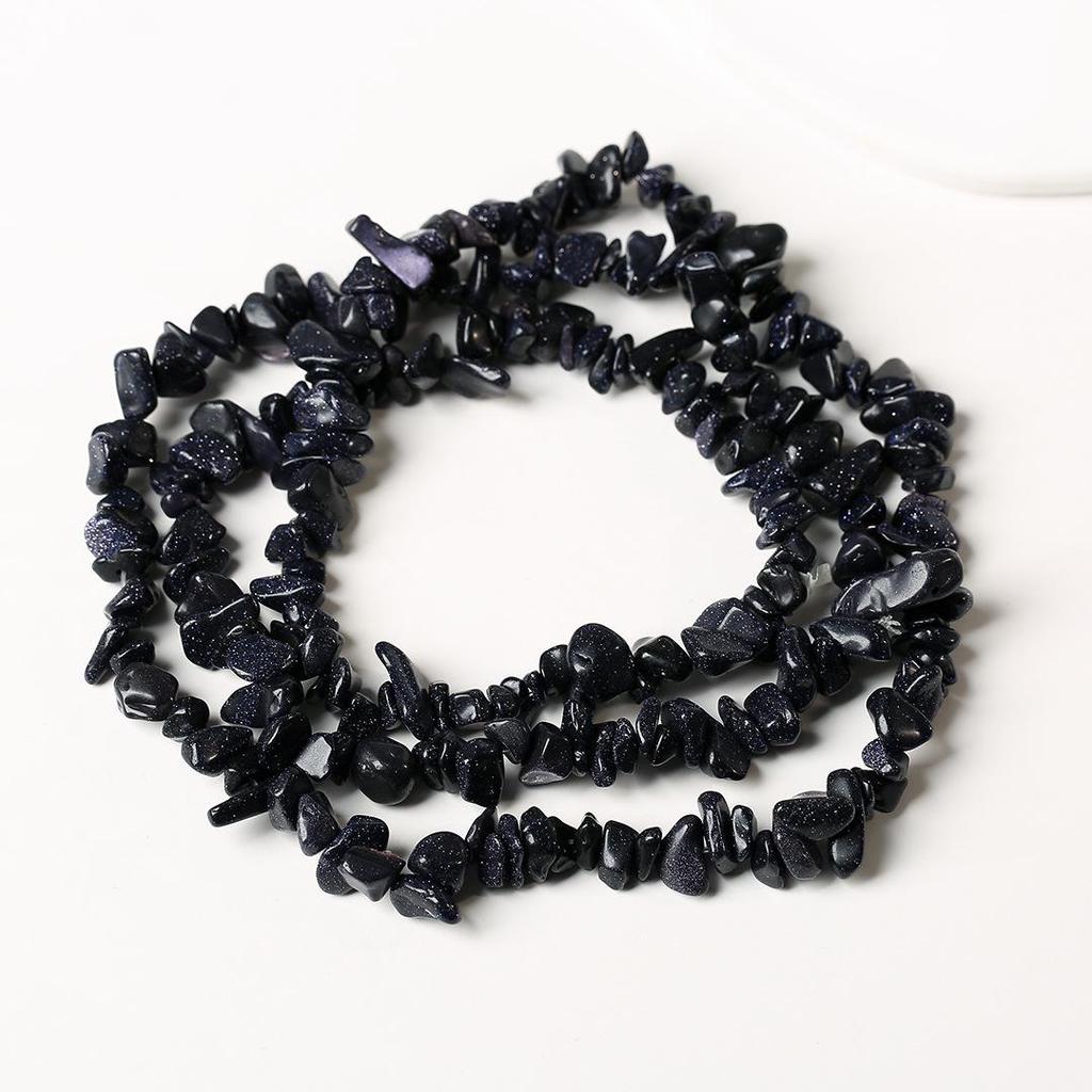 80cm Natürliche Amethyst Splitterkette - Poliert, Unregelmäßige Streifen für DIY Schmuck & Armbänder