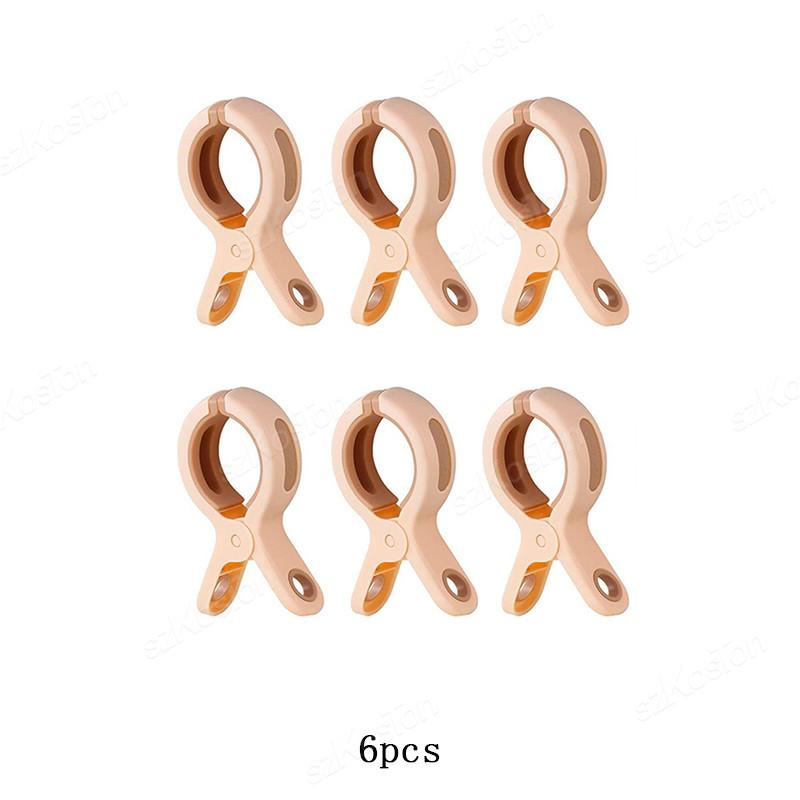 

6 шт. Зажимы для пляжных полотенец Многоразовые Большие Ветрозащитные Прищепки Пластиковые Прочные Прищепки Бельевые щипцы для Одеял Пальто Полотенца