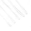 30 Pcs 6 Inch Transparent Plastic Transparent Name Tag Loop Tags Identification Cards  Office