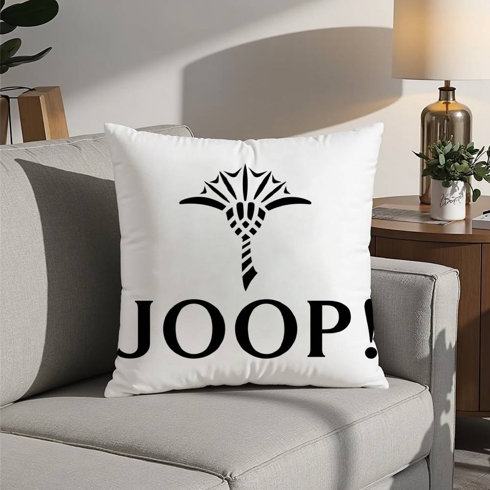 

Fishion J-Joops Pillow Case Sofa Decorative Home Double-sided Printing Short Plush Cushion Pillow Cover Holiday Gift 12x12Inch