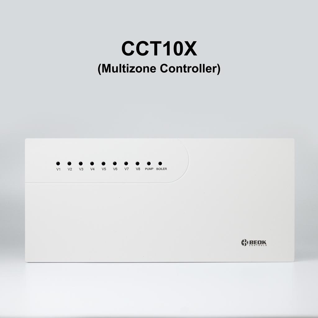 Beok Wireless Smart Thermostat Controller Zone Heating System Hub Controller for Gas Boiler Water Floor Actuator Alexa Google