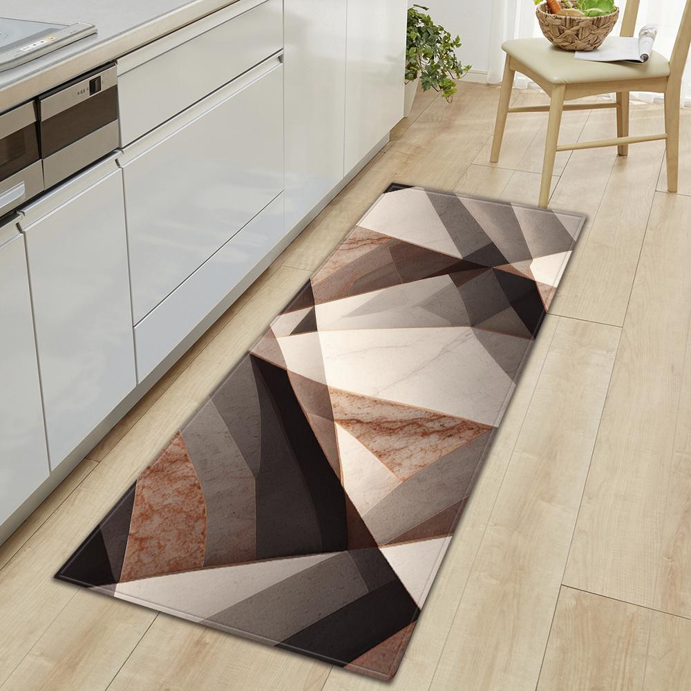 Kitchen Mat Bedroom Non-slip Floor Mat Entrance Door Mat Corridor Living Room Floor Bathroom Door Carpet