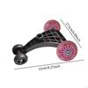 Car Front Wheel Replacement Heavy Duty Stability Three Legged Repair Part Wear Resistant