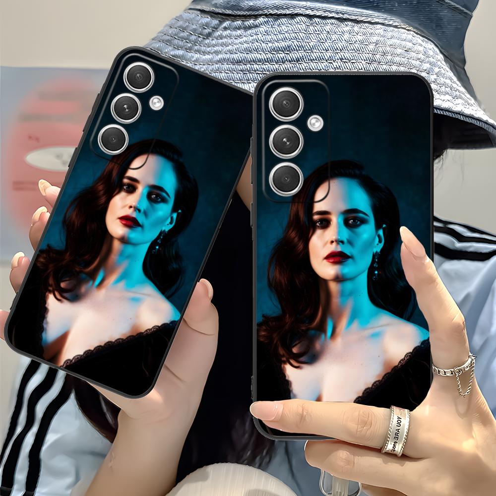 Eva Groen Mat TPU Mobiele Telefoonhoesje voor Samsung Galaxy S26 S25 S24 S23 S22 S21 S20 Note20 Plus FE Ultra Kleurrijke Cover