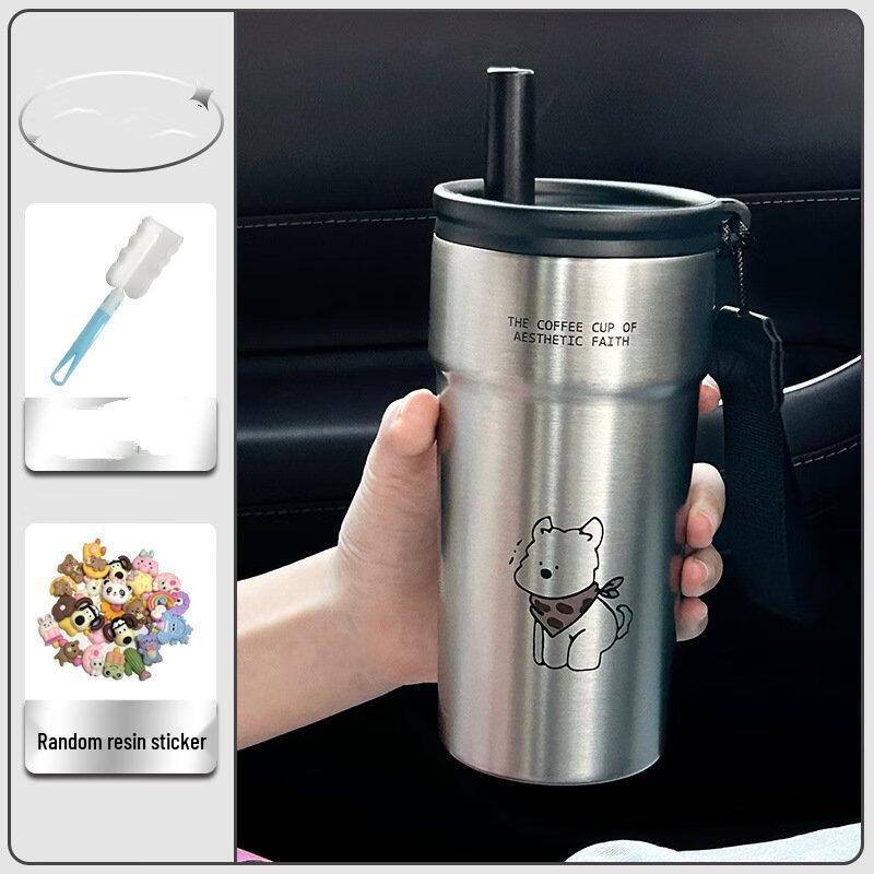 Shangqi Portable Insulated Straw Cup with Tea Infuser