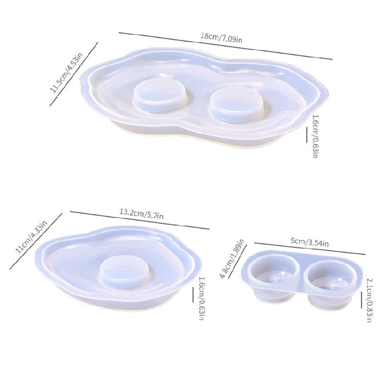 Multifuntional Silicone Mold Eggs Shape Easy Releasing Molds Silicone Texture for Candle Making and Artistic Home Decors