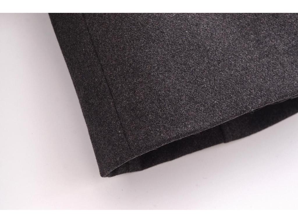 2024 Winter Women's European & American Double-Breasted Padded Shoulder Suit Jacket