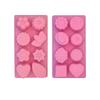 Pink Silicone Baking Mold Diverse Shapes for Creative Baking Chocolates Small Cakes Fondants High-Quality and Versatile
