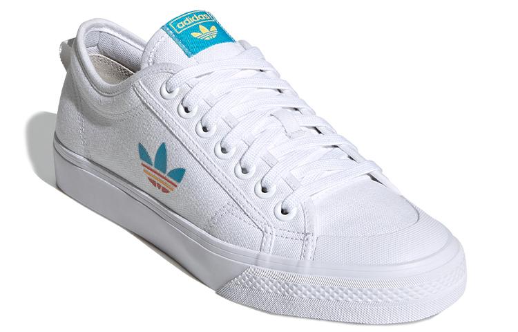 adidas Nizza Trefoil 'White Blue' FY2259