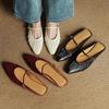 New Flat-bottomed Slippers Women's Summer Women's Bag Head Slippers Casual Solid Color Beef Tendon Soft Bottom Comfortable and Soft Pedal