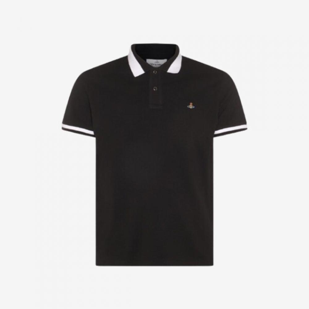 

Vivienne WesTwood Polo ShorT Sleeve T shirT Black Mens 2h01000i J0009 N401 M